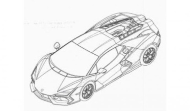 Voici les premières images de la remplaçante de la Lamborghini Aventador