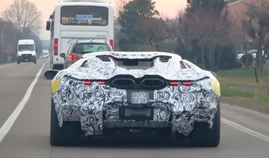VIDEO – La prochaine Lamborghini Aventador se rapproche de plus en plus