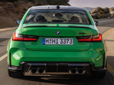 La nouvelle BMW M3 CS en fuite (et en glisse)
