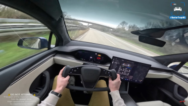 VIDEO – Le Tesla Model X Plaid lancé à pleine vitesse sur l’autobahn