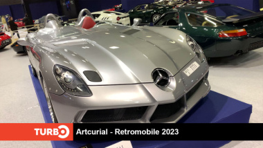 VIDEO - Retromobile 2023 : Ferrari, Mercedes, Porsche, des sportives d’exception sur le stand Artcurial