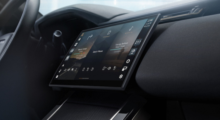 android, range rover velar restylé : nouvel écran et plus d’autonomie pour l’hybride rechargeable