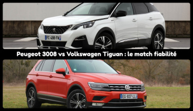 Match fiabilité : Peugeot 3008 II vs Volkswagen Tiguan II