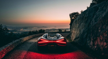 La Bugatti Mistral rencontre son homonyme dans le sud de la France