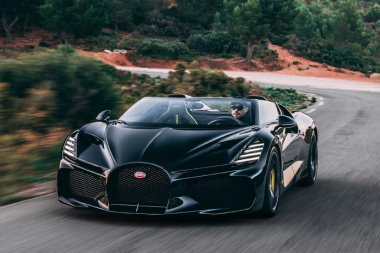 La Bugatti Mistral fait escale dans le sud de la France, pour y rencontrer le mistral