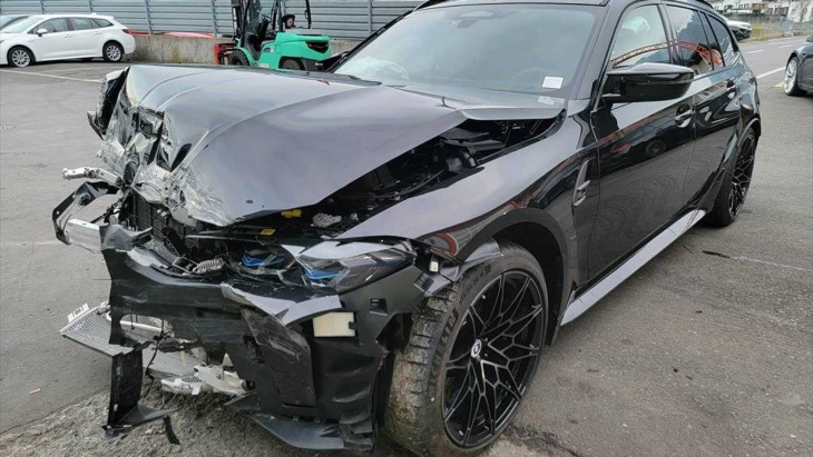 Une BMW M3 Touring détruite à vendre coûte presque autant qu'une neuve