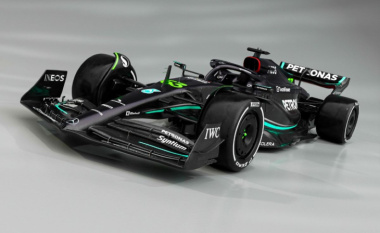 Mercedes révèle sa monoplace : la F1 W14 est toute noire !