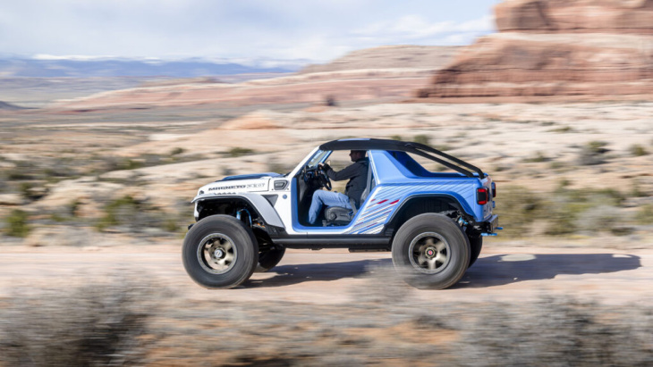 jeep magneto : un concept 4×4 électrique de 650 ch pour grimper partout