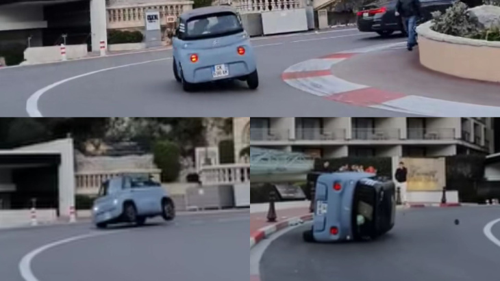 VIDEO - Une Citroën AMI se retourne dans l'épingle du Fairmont à Monaco