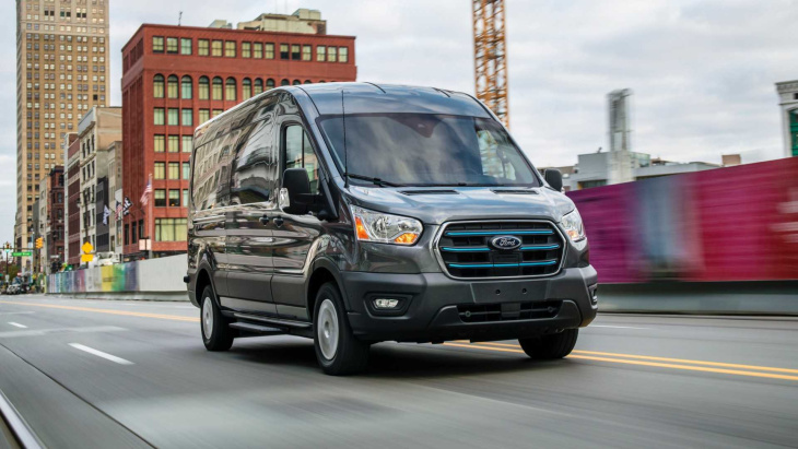 ford e-transit : 3 millions de litres d'essence économisés !