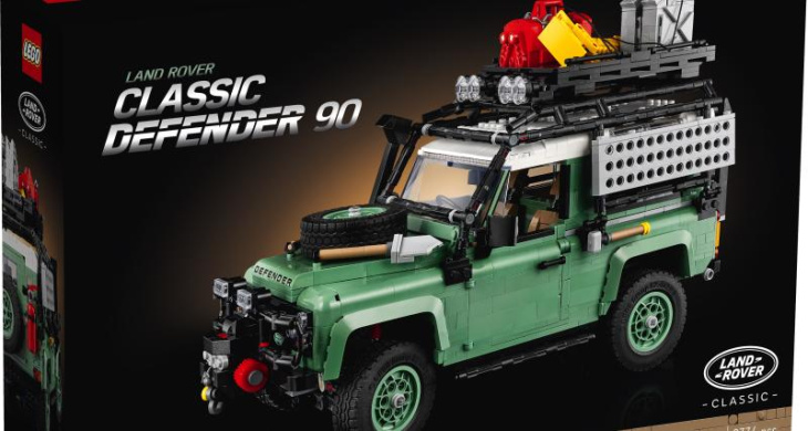 le land rover defender 90 peut être construit en version miniature grâce à ce nouveau pack lego