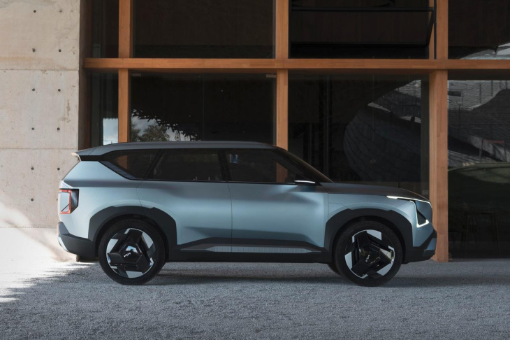concept car kia,  nouveauté automobile,  photos officielles,  plateforme modulaire auto / voiture,  kia, kia ev5 (2024). le sportage électrique s’annonce avec un concept-car