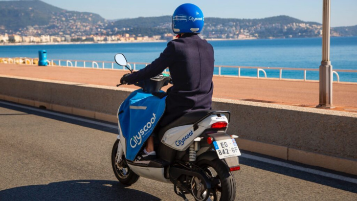 les scooters cityscoot vont être interdits à nice, remplacés par un concurrent