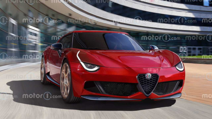 Rendu supercar Alfa Romeo