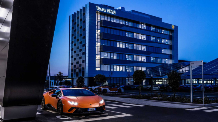 L'usine Lamborghini de Sant'Agata Bolognese évolue depuis 60 ans