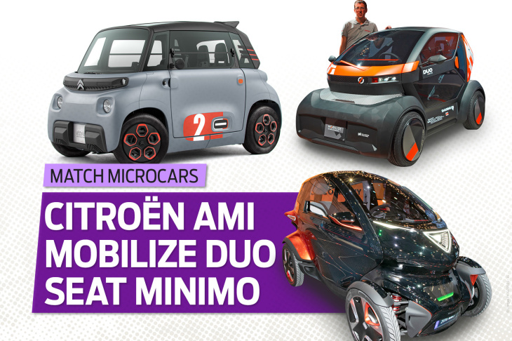 Citroën Ami vs Mobilize Duo et Seat Minimo. Les microcars électriques des constructeurs