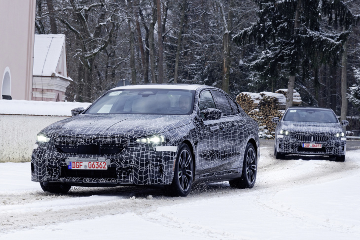 BMW i5 (2023). Premières photos de la nouvelle Série 5 électrique