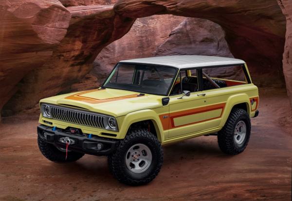 jeep cherokee 4xe concept | les photos du restomod hybride