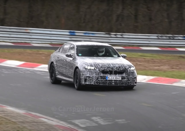 VIDEO – La future BMW M5 Hybride se dégourdit les pneus sur le Nürburgring