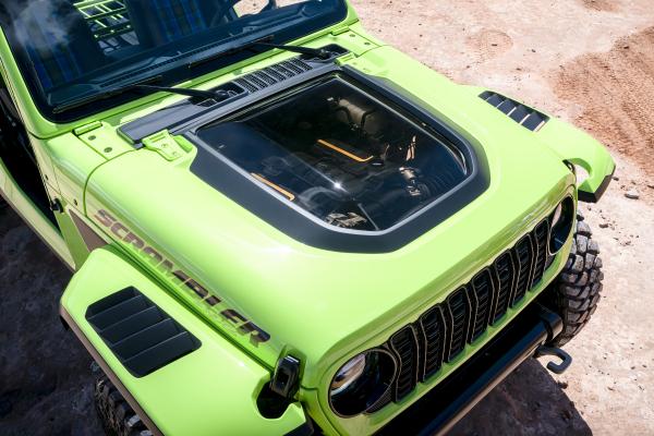 jeep scrambler 392 concept | les photos du cabriolet à moteur v8