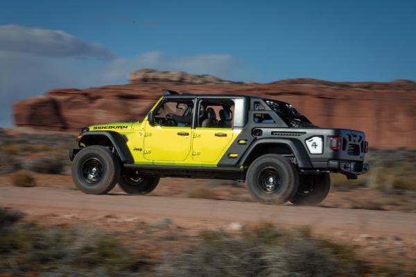 jeep gladiator rubicon sideburn concept | les photos du pick-up tout-terrain