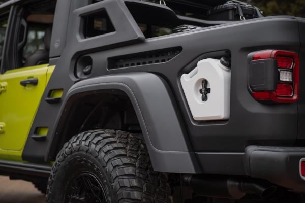 jeep gladiator rubicon sideburn concept | les photos du pick-up tout-terrain