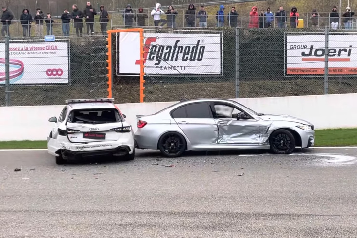 VIDÉO - Terrible accident entre une BMW M3 et une Audi RS4 lors d’une journée circuit