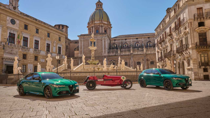 Des Alfa Romeo Giulia et Stelvio en édition limitée pour les 100 ans du Quadifogolio