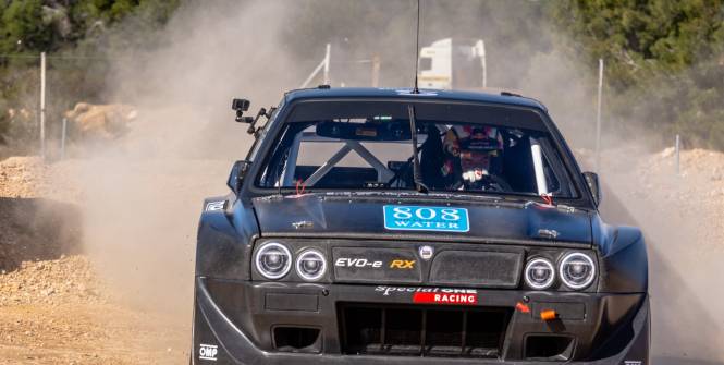 sébastien loeb s'engage en championnat du monde de rallycross au volant d'une lancia delta électrique