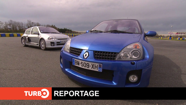 Renault Clio V6, la (re)découverte d'une bombinette bodybuildée - Reportage TURBO du 16/04/2023
