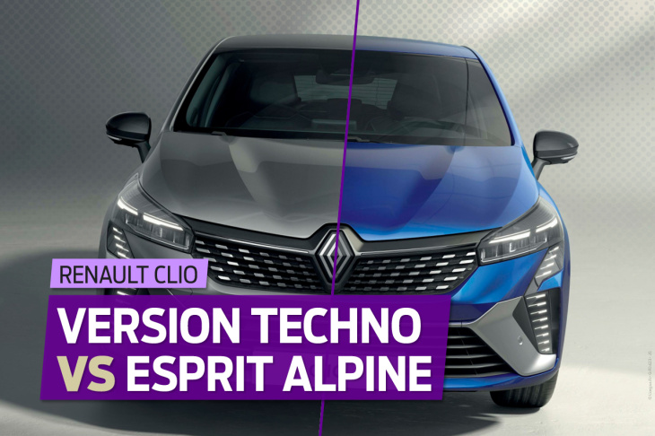 Renault Clio Esprit Alpine vs Clio Techno. Les différences entre les deux versions