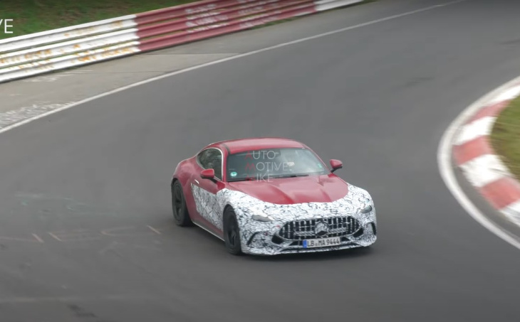 VIDÉO - La future Mercedes-AMG GT (2024) en test sur le célèbre Nürburgring
