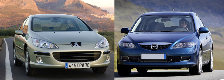 Mazda 6 2.3 Performance vs Peugeot 407 2.2 16v : stylées, dynamiques et presque données, dès 2 500 €
