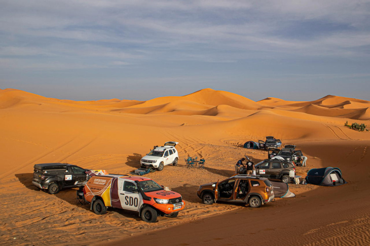 android, on a testé notre dacia duster 4x4 pick-up sur le rallye duster maroc challenge !