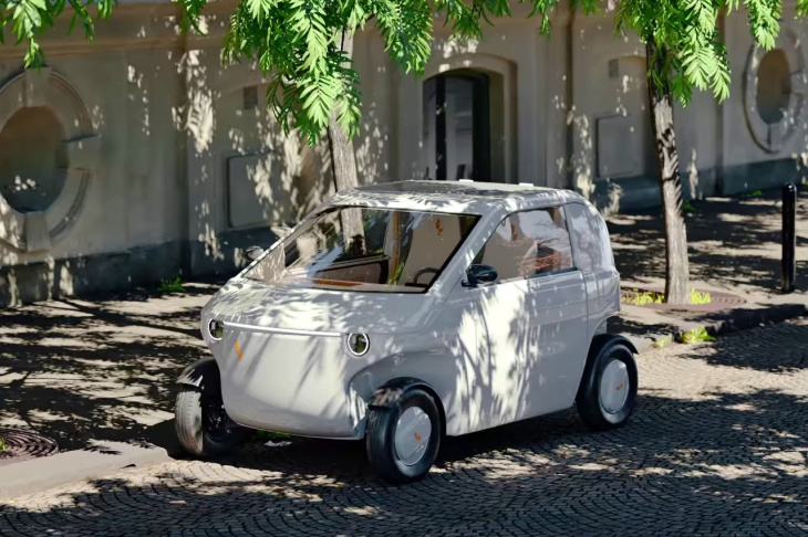 autonomie,  batteries,  nouveauté automobile,  photos officielles,  quadricycle, luvly o (2023). une mini-citadine électrique livrée en kit