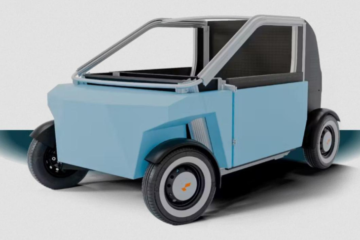 autonomie,  batteries,  nouveauté automobile,  photos officielles,  quadricycle, luvly o (2023). une mini-citadine électrique livrée en kit