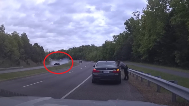 Accident choquant en Virginie : la fatalité sauve un policier écrasé par une BMW M3