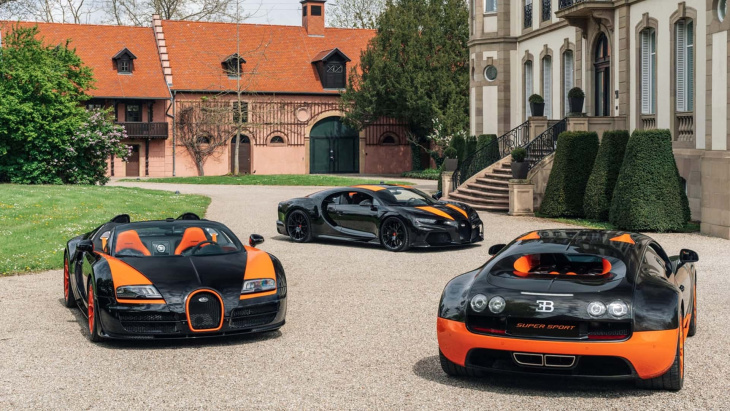 Ce propriétaire possède les trois voitures Bugatti qui ont battu des records