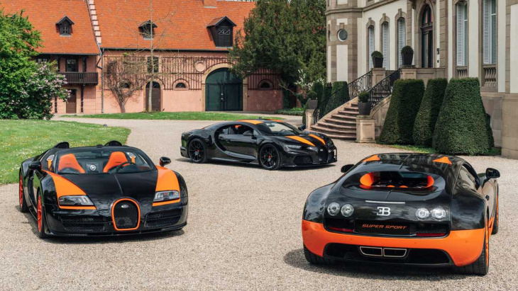 Ce propriétaire possède les trois voitures Bugatti qui ont battu des records
