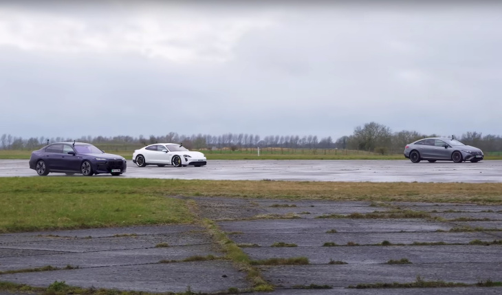 VIDEO – Quand deux limousines électriques tentent de battre la Porsche Taycan Turbo S