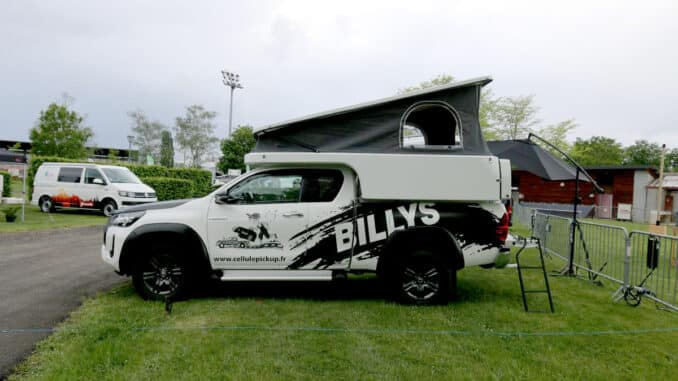 cellule billys freedom : pas plus haute qu’un van, même sur le pick-up