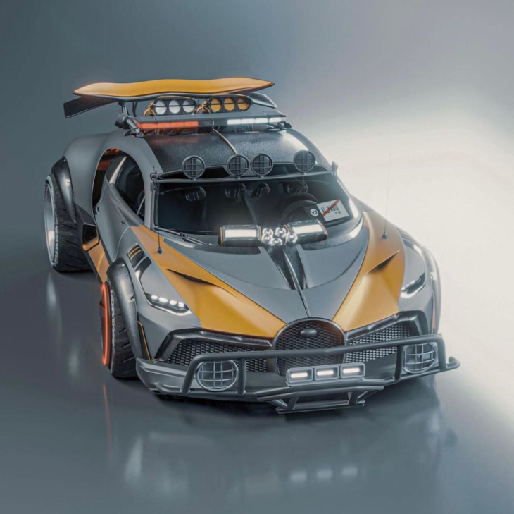 Ce designer imagine une Bugatti Divo déguisée en voiture de rallye