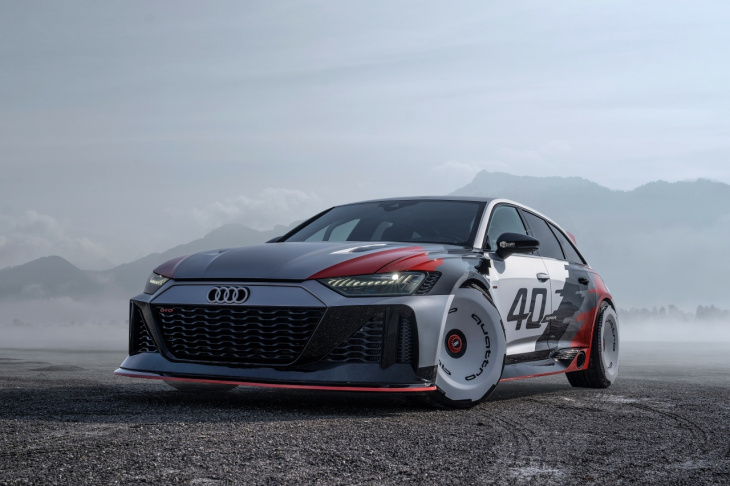 Audi RS 6 GTO concept. La sportive électrique de 705 ch à découvrir à Monaco