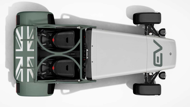 le concept caterham ev seven préfigure la future voiture de sport légère électrique