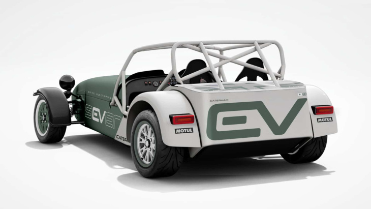 le concept caterham ev seven préfigure la future voiture de sport légère électrique