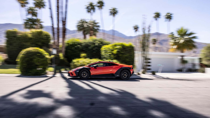 La Lamborghini Huracan Sterrato s'amuse en Californie