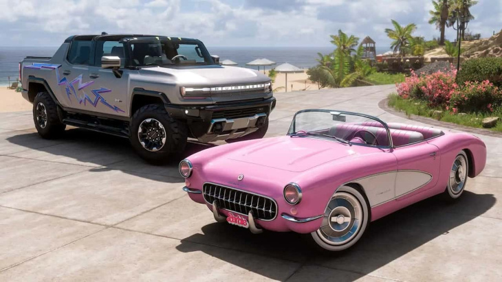 La Corvette personnalisée rose de Barbie débarque dans Forza Horizon 5