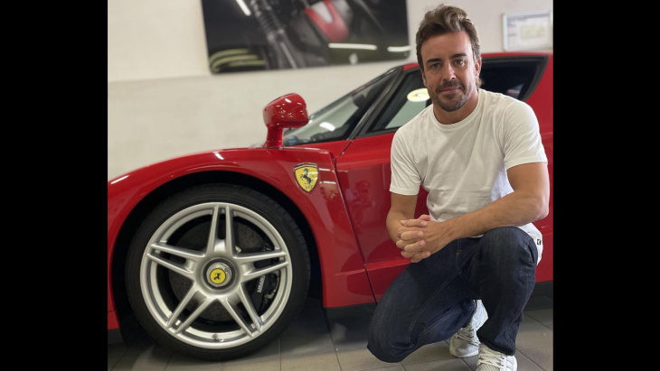 Fernando Alonso met en vente sa Ferrari Enzo à Monaco