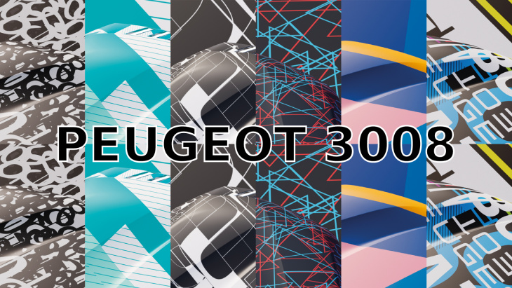 Le public a voté, voici les six camouflages que portera le nouveau Peugeot 3008