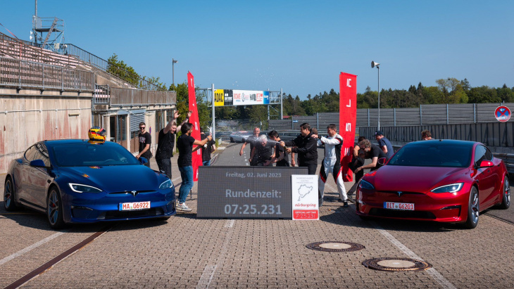 VIDEO - La Tesla Model S Plaid explose le record de la voiture électrique la plus rapide au Nürburgring
